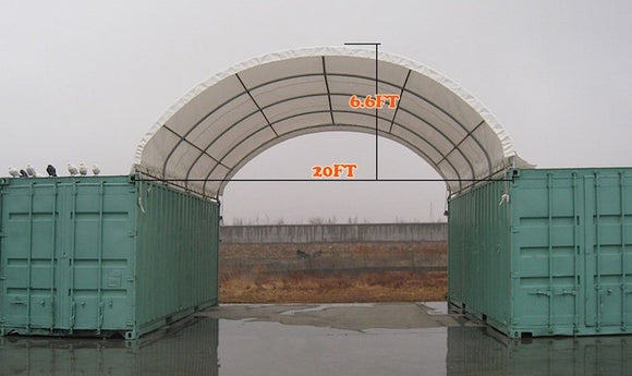 20' x 20' container shelter