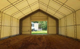 30' x 40' double truss fabric building