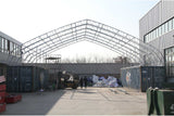 50' x 40' double truss container shelter