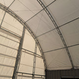 Front wall for 40' x 40' container shelter